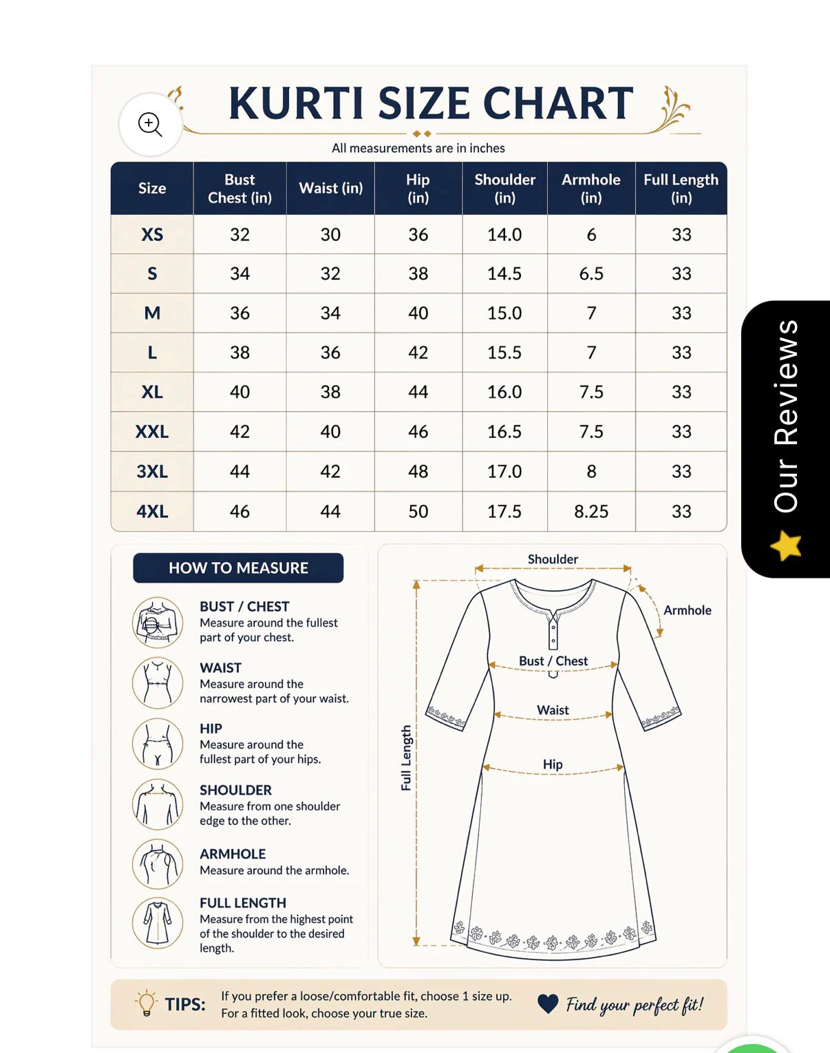 Women’s Designer Floral Tunic bow Tie back pattern kurti with Scalloped Border - BUSHIBUSHI
